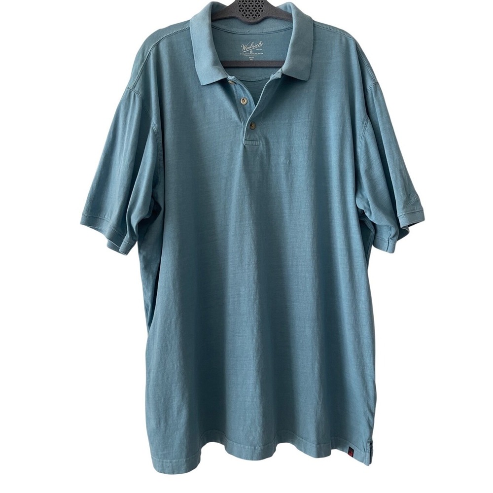Woolrich Men's Blue Polo Shirt XXL